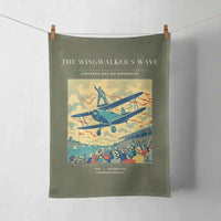 Thumbnail for VINTAGE G4157 - The Wingwalker's Wave - Designed Towels design on greenarmy