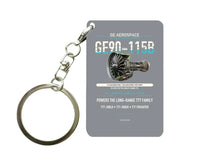 Thumbnail for GE90-115B Key Chain design on gray key chain