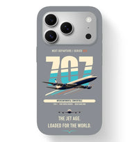 Thumbnail for Boeing 707-320C design on gray magsafe iphone case