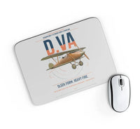 Thumbnail for Albatros D.Va design on light gray rectangle mouse pad