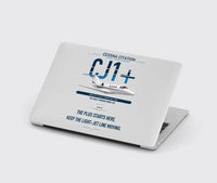 Thumbnail for Cessna Citation CJ1+ design on light gray MacBook case