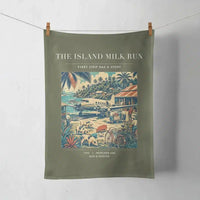 Thumbnail for VINTAGE G4084 - The Island Milk Run - Designed Towels design on greenarmy