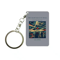 Thumbnail for VINTAGE G4016 - The Night Beacon Trail - Designed Key Chain design on gray
