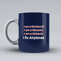 Thumbnail for Customisable I Fix Airplanes Mug - view 6