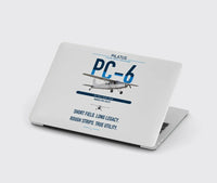Thumbnail for Pilatus PC-6 Porter design on light gray MacBook case