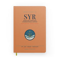 Thumbnail for Syracuse Hancock International Airport (SYR) design on orange notebook