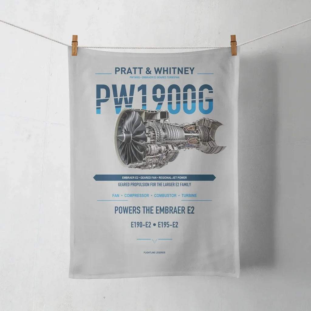 PW1900G design on light gray towel