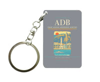 Thumbnail for Izmir Adnan Menderes Airport ADB Key Chain design on gray key chain