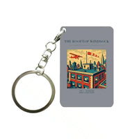 Thumbnail for VINTAGE G4312 - The Rooftop Windsock - Designed Key Chain design on gray