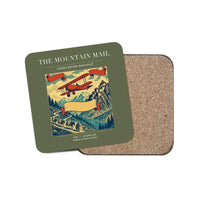 Thumbnail for The Mountain Mail - Designed Coasters design on green army 1-piece