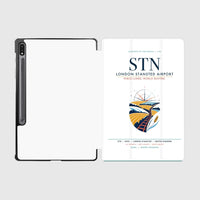 Thumbnail for London Stansted Airport (STN) design on white samsung tablet tablet case