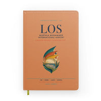 Thumbnail for Murtala Muhammed International Airport (LOS) design on orange notebook