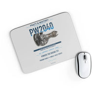 Thumbnail for PW2040 design on light gray rectangle mouse pad