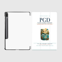 Thumbnail for Punta Gorda Airport (PGD) design on white samsung tablet tablet case