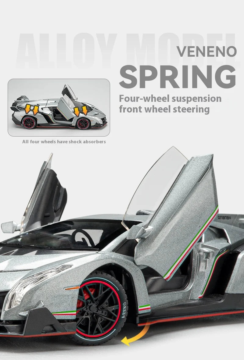 1:24 Lamborghini Veneno Alloy Model - view 6
