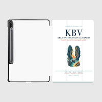 Thumbnail for Krabi International Airport (KBV) design on white samsung tablet tablet case