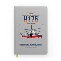 Thumbnail for Airbus H175 design on light gray notebook