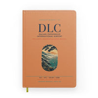 Thumbnail for Dalian Zhoushuizi International Airport (DLC) design on orange notebook