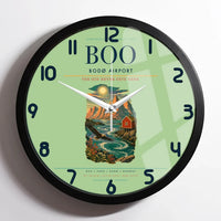 Thumbnail for Bod Airport BOO Wall-Clock Framed - Light Green