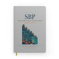 Thumbnail for San Luis Obispo County Regional Airport (SBP) design on light gray notebook