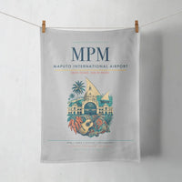Thumbnail for Maputo International Airport (MPM) design on light gray towel