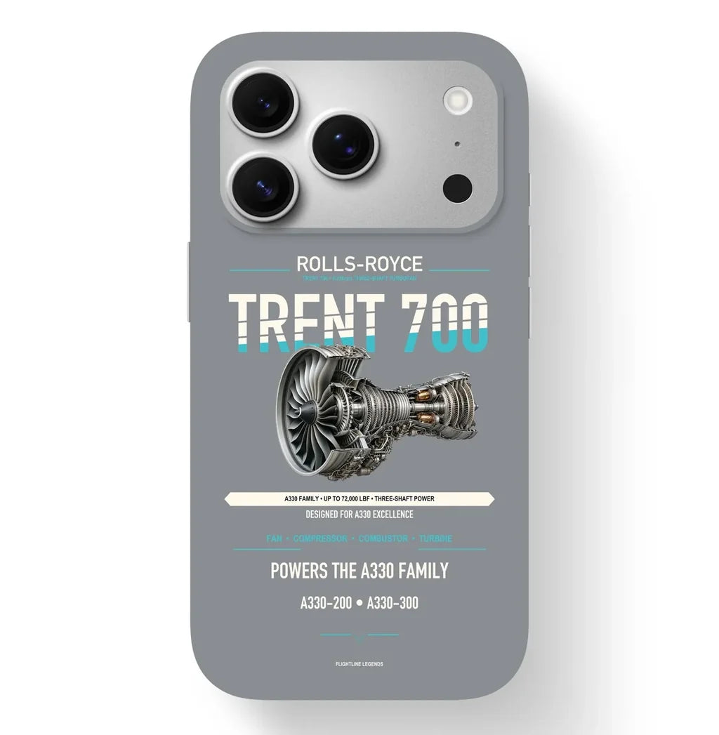 TRENT 700 Case design on gray iphone case