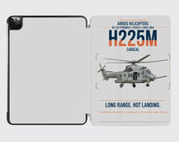 Thumbnail for Airbus Helicopters H225M Caracal design on light gray ipad tablet case