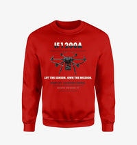 Thumbnail for Inspired Flight IF1200A design on red sweatshirt