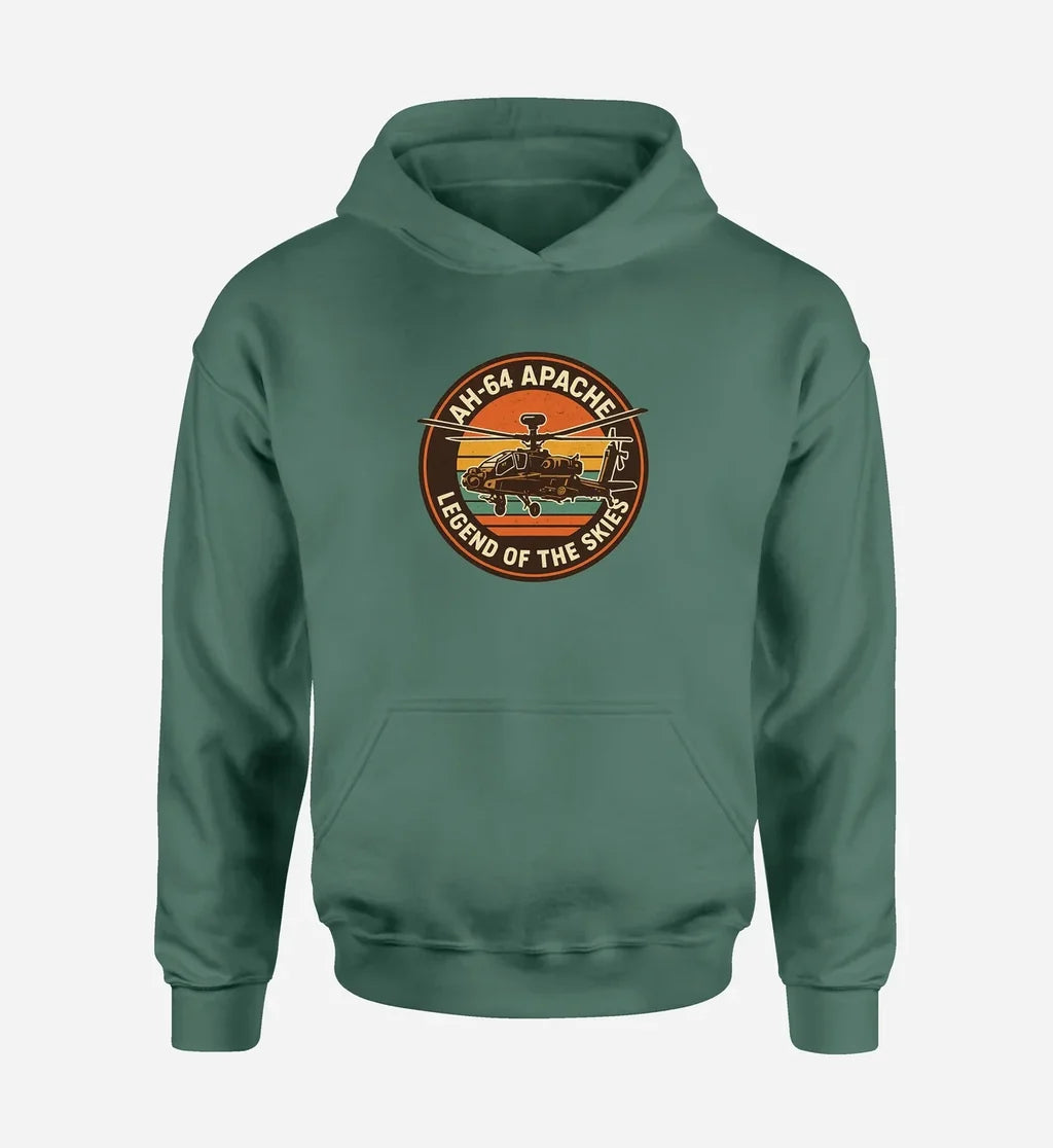 Retro Apache AH-64 Hoodie - view 6