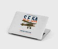 Thumbnail for Royal Aircraft Factory S.E.5a design on light gray MacBook case