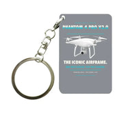 Thumbnail for DJI Phantom 4 Pro V2.0 Key Chain design on gray key chain