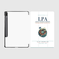 Thumbnail for Gran Canaria Airport (LPA) design on white samsung tablet tablet case