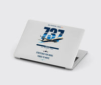 Thumbnail for Boeing 737 MAX 10 design on light gray MacBook case