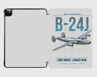 Thumbnail for B-24J Liberator design on light gray ipad tablet case