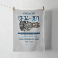 Thumbnail for CF34-3B1 design on light gray towel