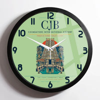 Thumbnail for Coimbatore International Airport CJB Wall-Clock Framed - Light Green