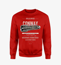 Thumbnail for CONWAY design on red sweatshirt