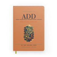 Thumbnail for Addis Ababa Bole International Airport (ADD) design on orange notebook