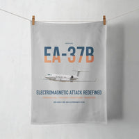Thumbnail for EA-37B Compass Call design on light gray towel