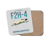 Thumbnail for F2H-4 Banshee design on light gray 1 piece coaster