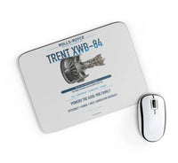 Thumbnail for TRENT XWB-84 design on light gray rectangle mouse pad
