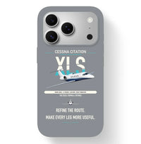 Thumbnail for Cessna Citation XLS design on gray magsafe iphone case, for iPhone 17 Pro
