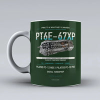 Thumbnail for Mug design on dark green pt6e 67xp