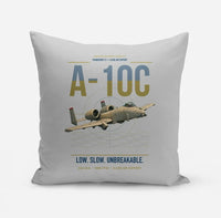 Thumbnail for A-10C Thunderbolt II design on light gray pillow