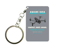 Thumbnail for Parrot ANAFI USA Key Chain design on gray key chain