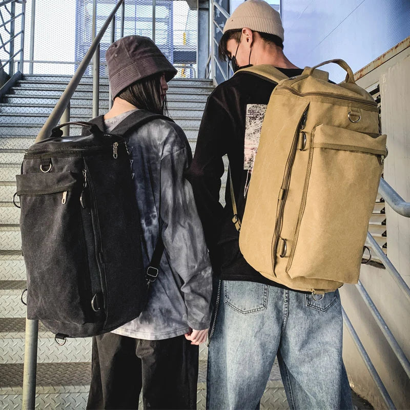 Canvas Flight Bag for Pilots — Large Capacity Holdall