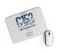 Thumbnail for Cessna 152 design on light gray rectangle mouse pad