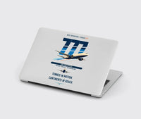 Thumbnail for Boeing 777F design on light gray MacBook case