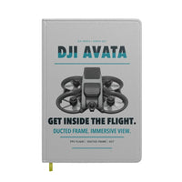 Thumbnail for DJI Avata design on light gray notebook