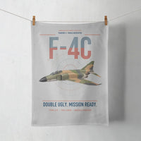Thumbnail for F-4C Phantom II design on light gray towel